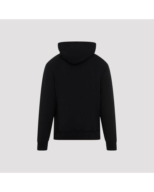 AMI Black Ami De Coeur Hoodie for men
