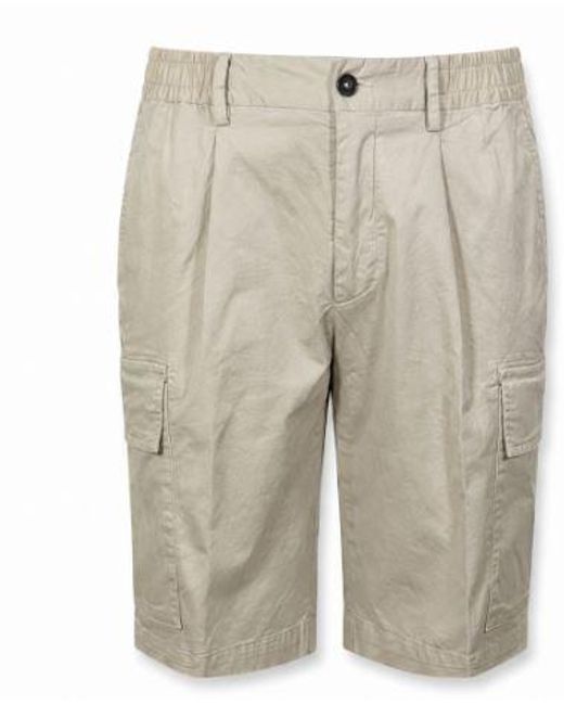 Devore Natural Sand Cotton Shorts for men
