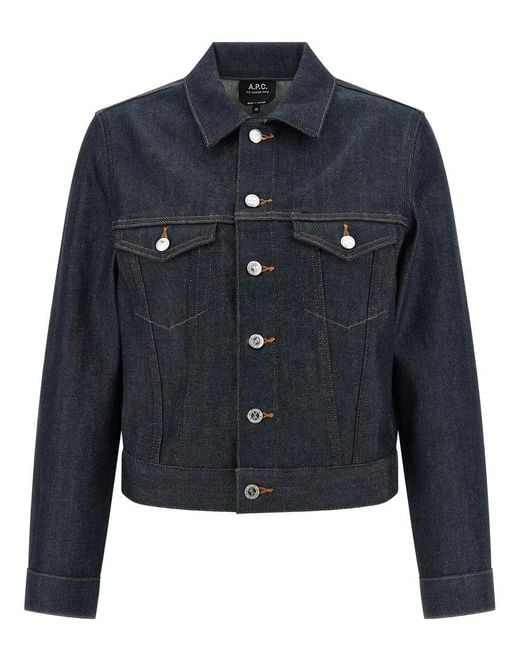 A.P.C. Blue Denim Jackets