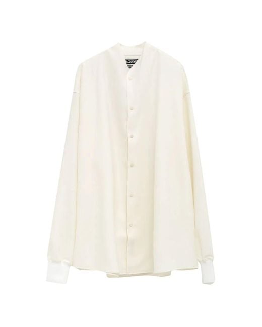 Jacquemus White "La Chemise Vendange" Shirt for men