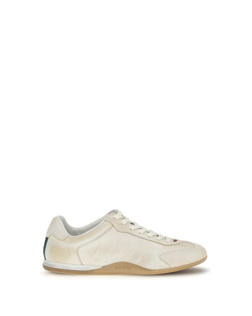 Gucci White Shift Sneakers