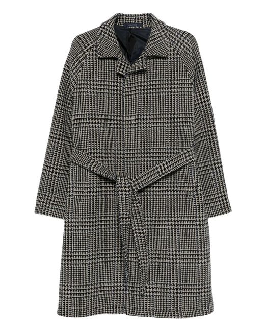 Tagliatore Gray Wool Coat for men