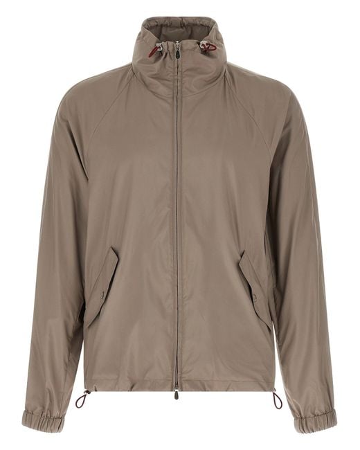 Women's Brown Foldable Unlined Jacket