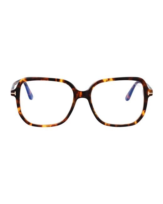 Tom Ford Brown Squared Optical Ft5578 B 052