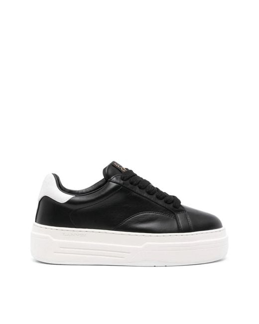 Lanvin Black Ddb0 Platform Sneakers