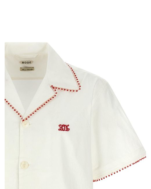 Bode White 'Redbud' Shirt for men