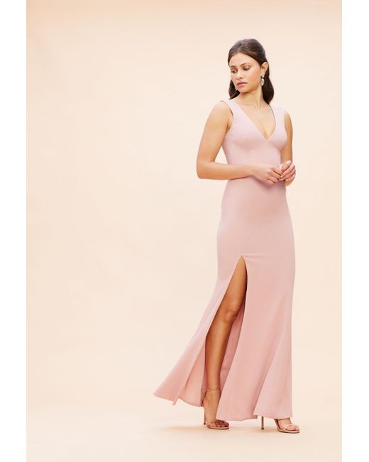 dress the population pink dress