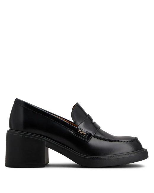 Tod's Black Loafers