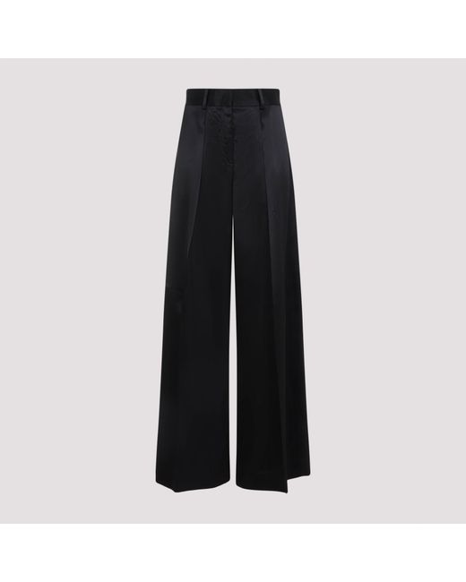 Jil Sander Black Wide-Leg Trousers With Tailored Fit