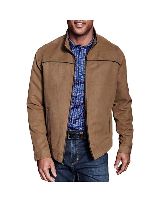johnston and murphy leather jacket