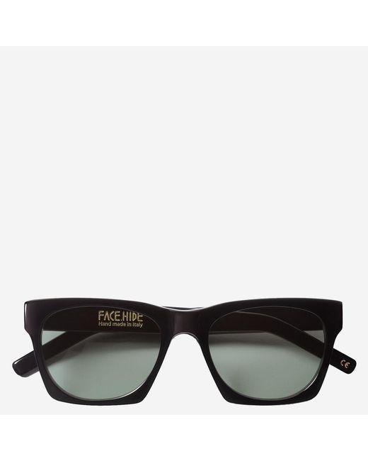 FACE HIDE Black Logo Sunglasses