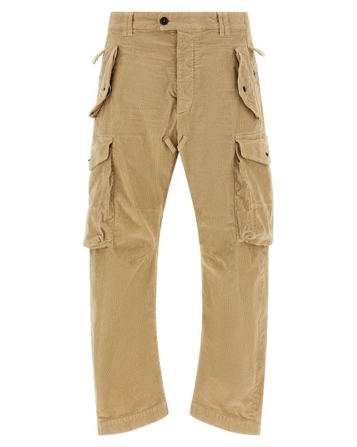 DSquared² Natural Multipocket Pants for men