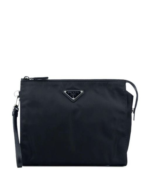 Prada Blue Pouch for men