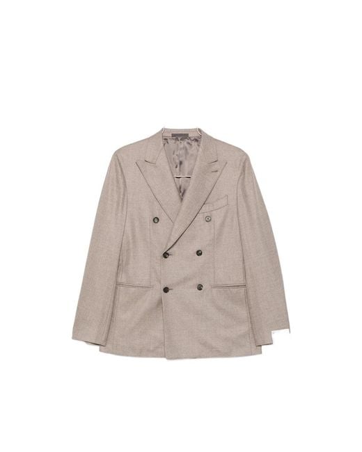 Caruso Brown Jacket for men