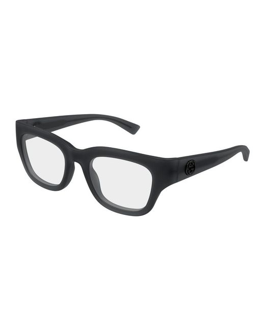 Gucci Black Gg1785O 001 Optical Frames Injected Transparent Squared
