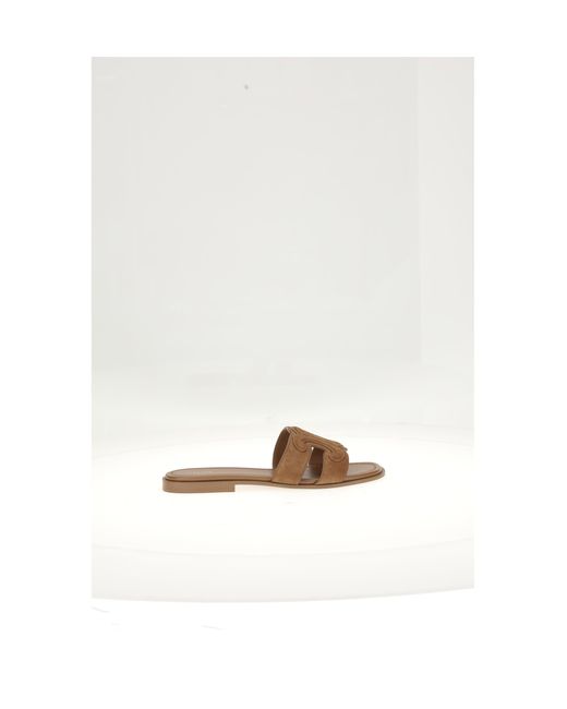 Céline White Triomphe Mule 15