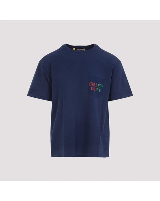 GALLERY DEPT. Blue Vintage Cotton Boardwalk Tee for men