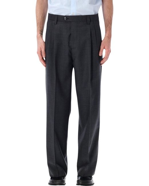 mfpen Black Trousers for men
