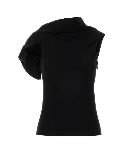Loewe Black Stretch Cady Top