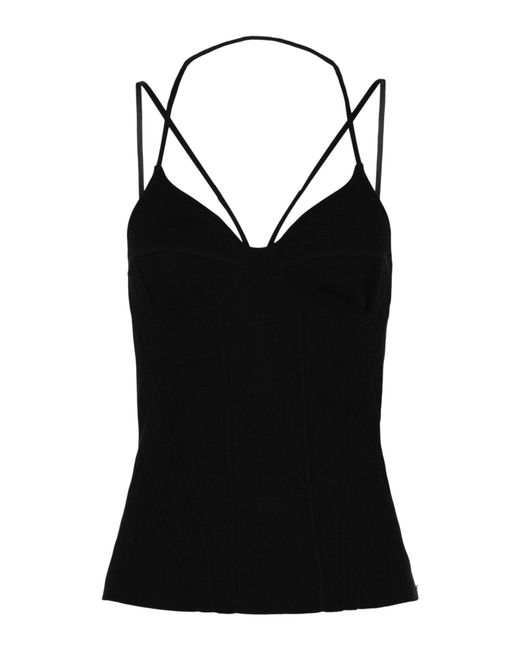 Women's Black Knit Cami Top