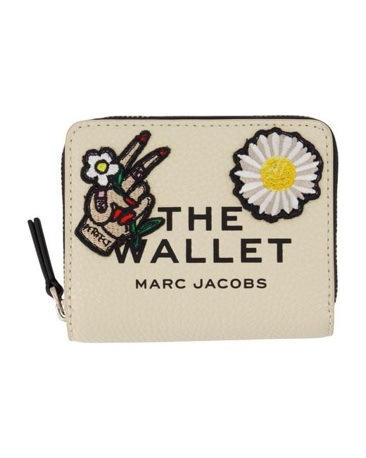 Marc Jacobs Metallic The Mini Compact Wallet
