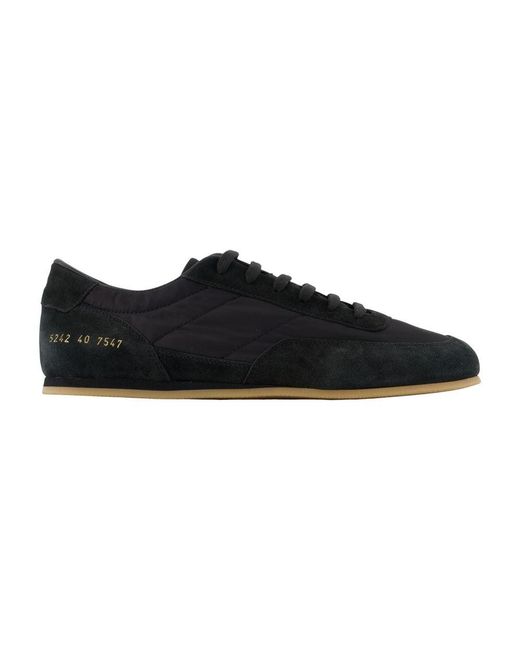Common Projects Black Minimal Slip Sneakers for men