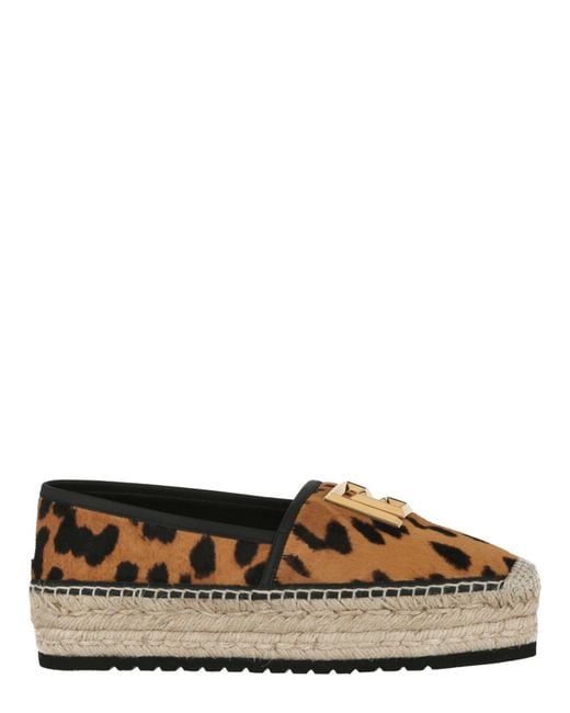 Women's Brown Alex Leopard Espadrilles