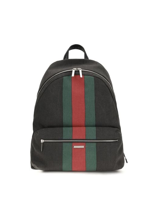 Gucci Blue Backpack Web Large