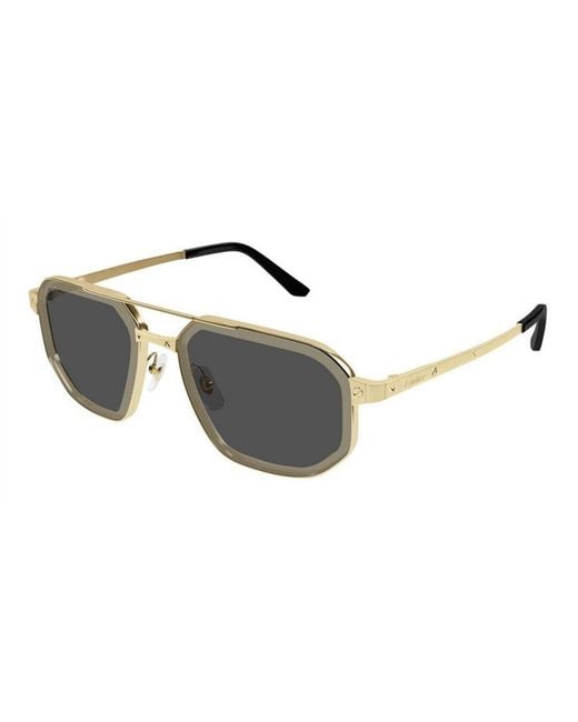 Cartier Metallic Sunglasses for men