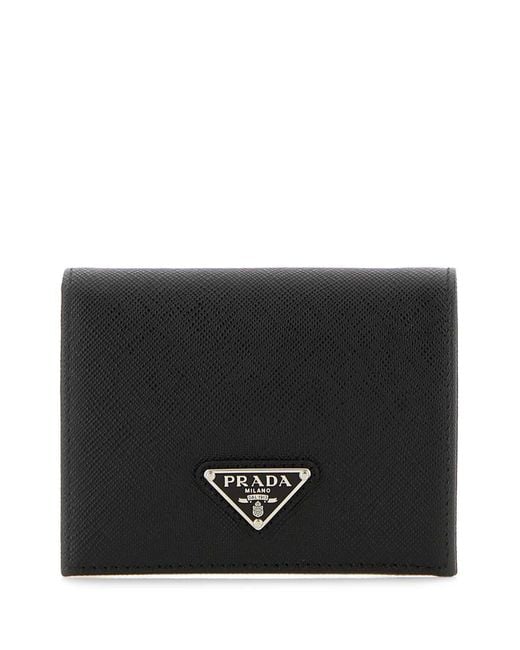 Prada Black Leather Wallet