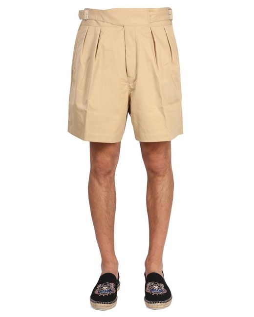 KENZO Natural Solid Shorts for men