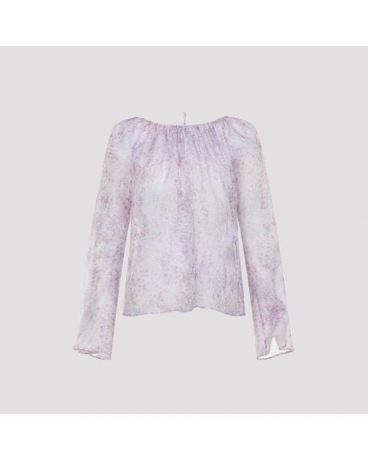 Alberta Ferretti Purple Tops