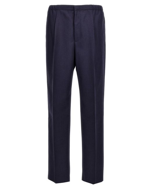 Fendi Blue Pants for men