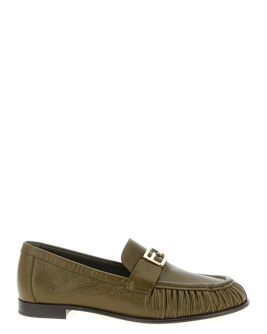 Fendi Green Loafers