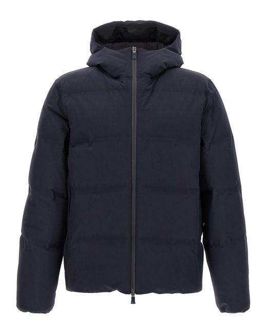 Herno Blue 'New Impact' Down Jacket for men
