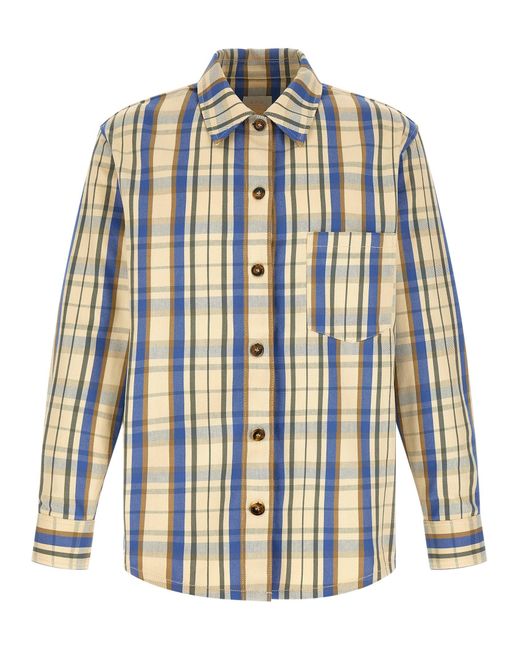 A.P.C. Blue 'Nathan' Shirt for men