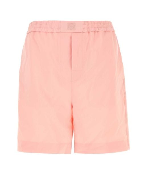 Loewe Pink Solid Shorts for men