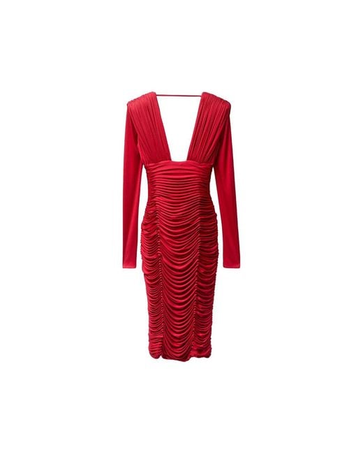 Versace Red Dresses
