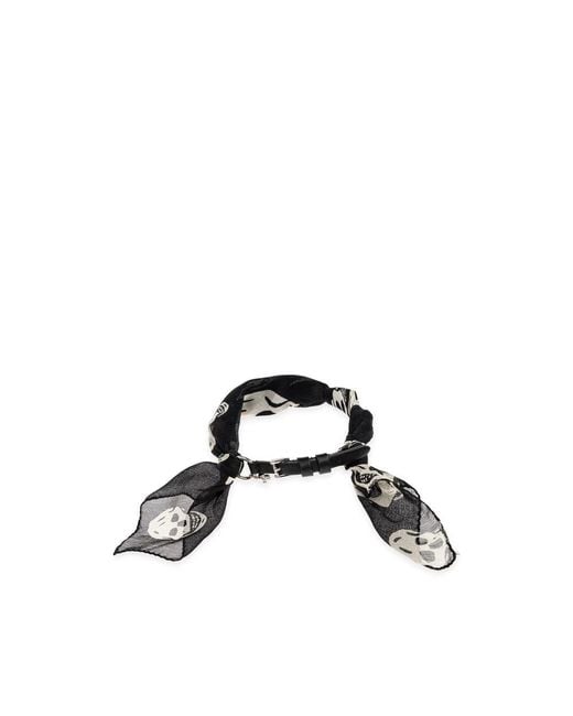 McQueen Black Scarf
