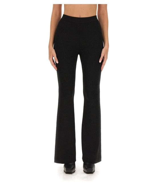 Stella McCartney Black Ribbed Pants