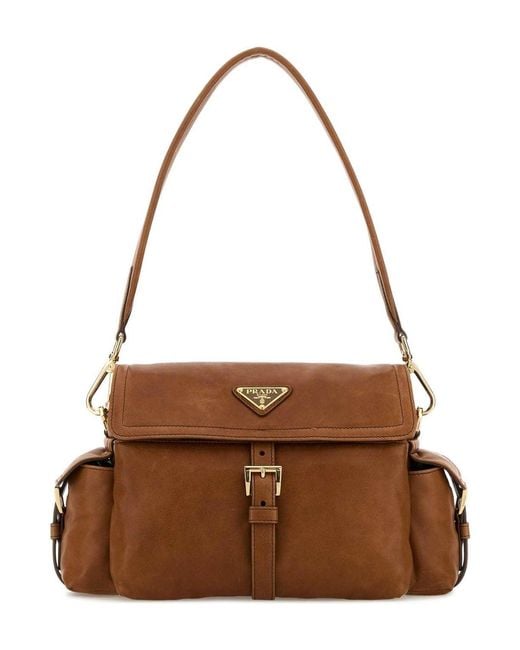Prada Brown Schultertasche Explore