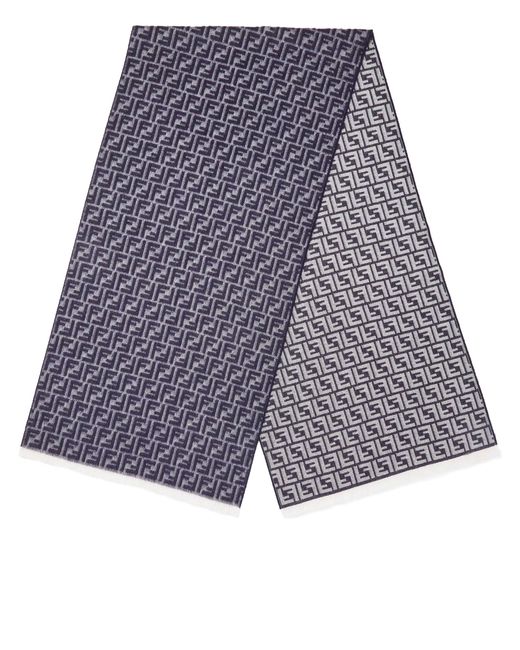 Fendi Blue Scarf