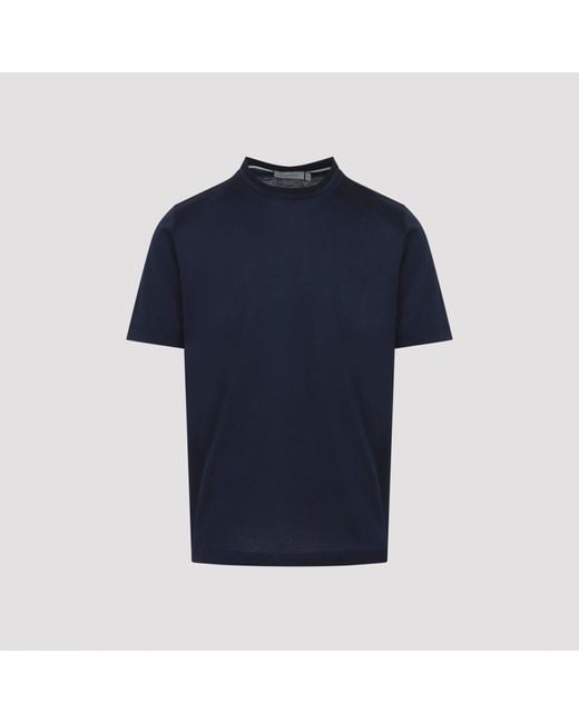 Canali Blue T-Shirt for men