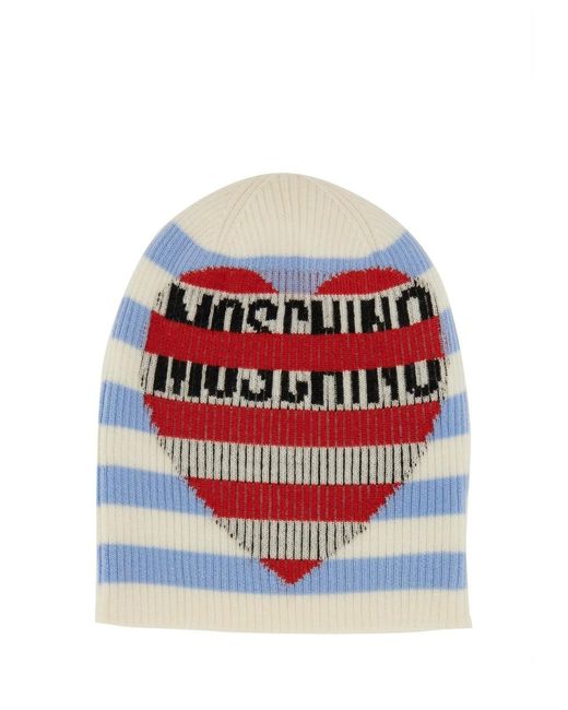Women's Red Wool Cap With Logo