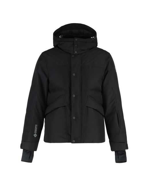 Moncler Black Ski Jacket Elfin Padded for men