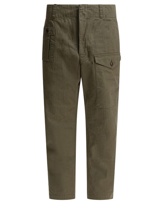 Human Made Green Cargo Trousers for men