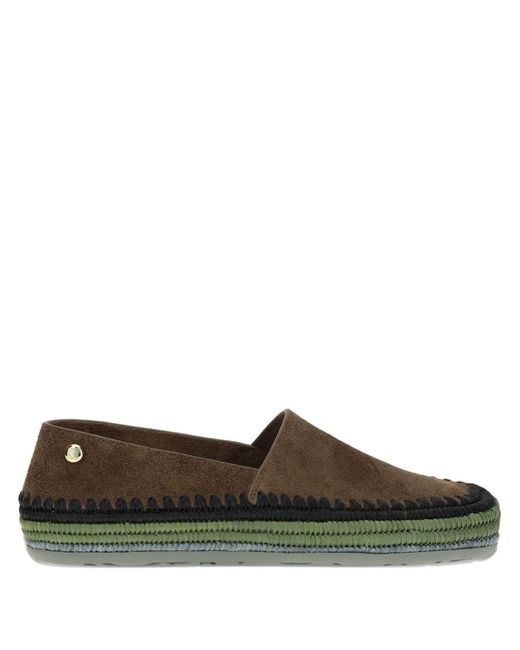 Loewe Green Rio Suede Espadrilles