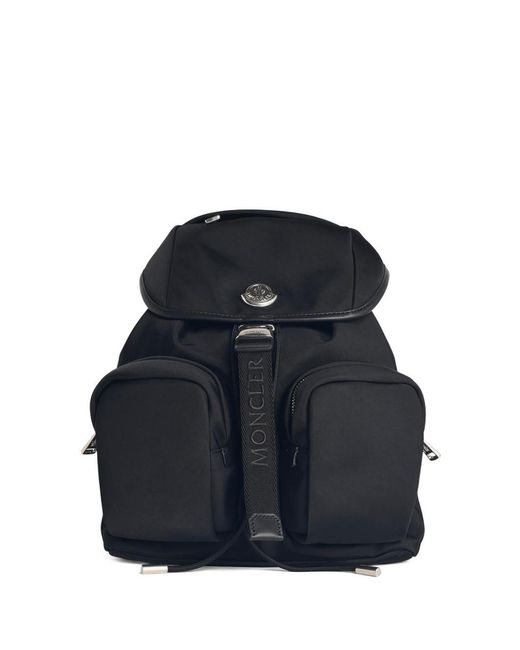 Moncler Blue New Trick Nylon Backpack