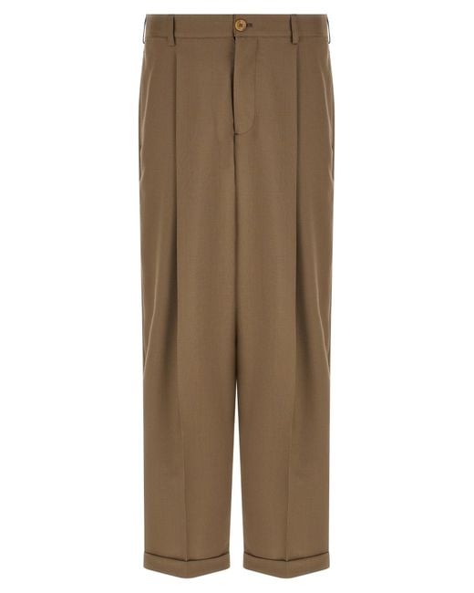 Marni Natural Cool Wool Pants for men