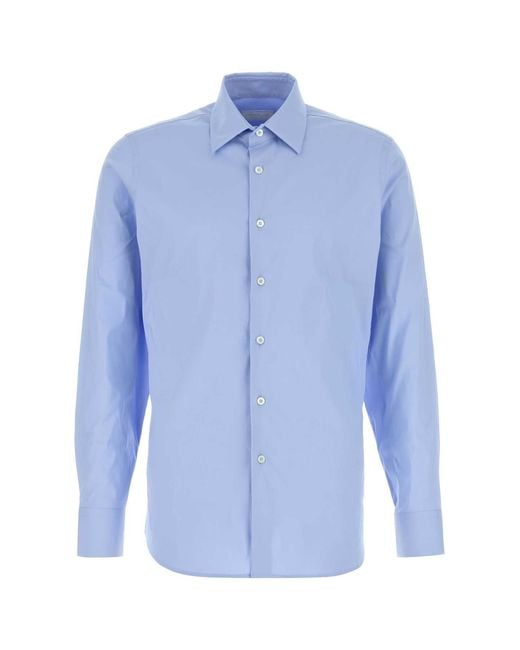Prada Blue Shirts for men